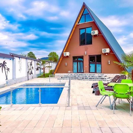 Вилла Qafqaz Family Chalet Габала Экстерьер фото