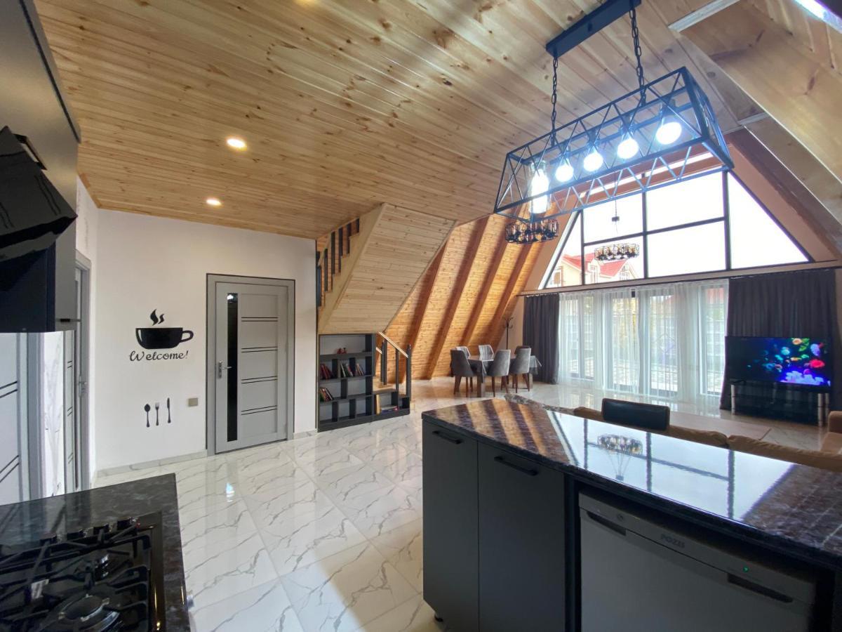 Вилла Qafqaz Family Chalet Габала Экстерьер фото