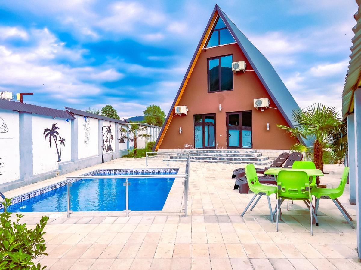 Вилла Qafqaz Family Chalet Габала Экстерьер фото