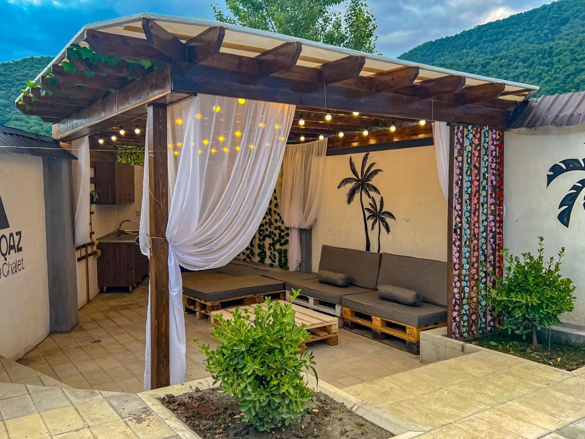 Вилла Qafqaz Family Chalet Габала Экстерьер фото