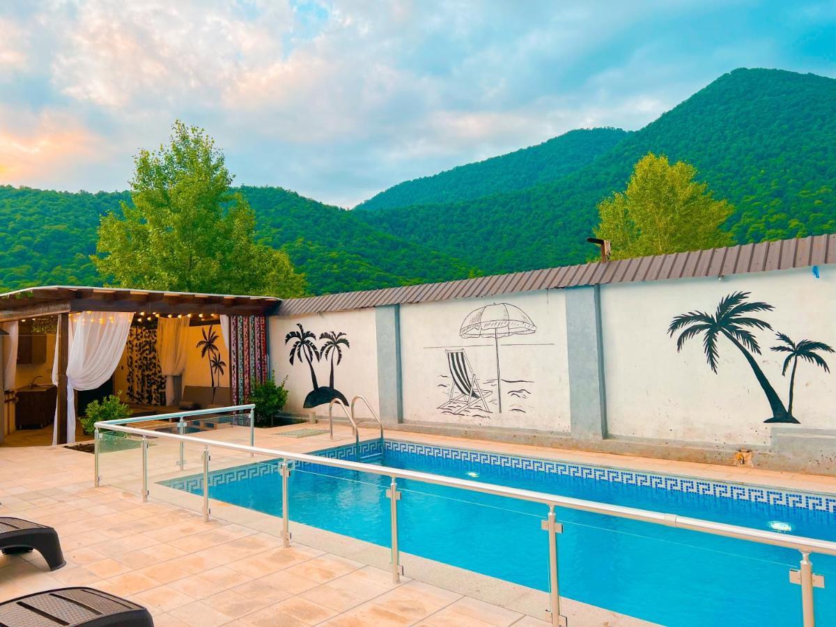 Вилла Qafqaz Family Chalet Габала Экстерьер фото